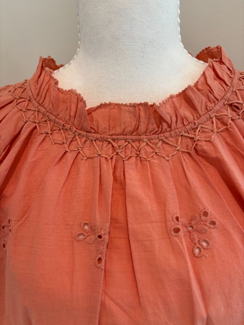 Revolve Cleobella Eyelet Arden Blouse in Sunset Size XS - Picture 6 of 7